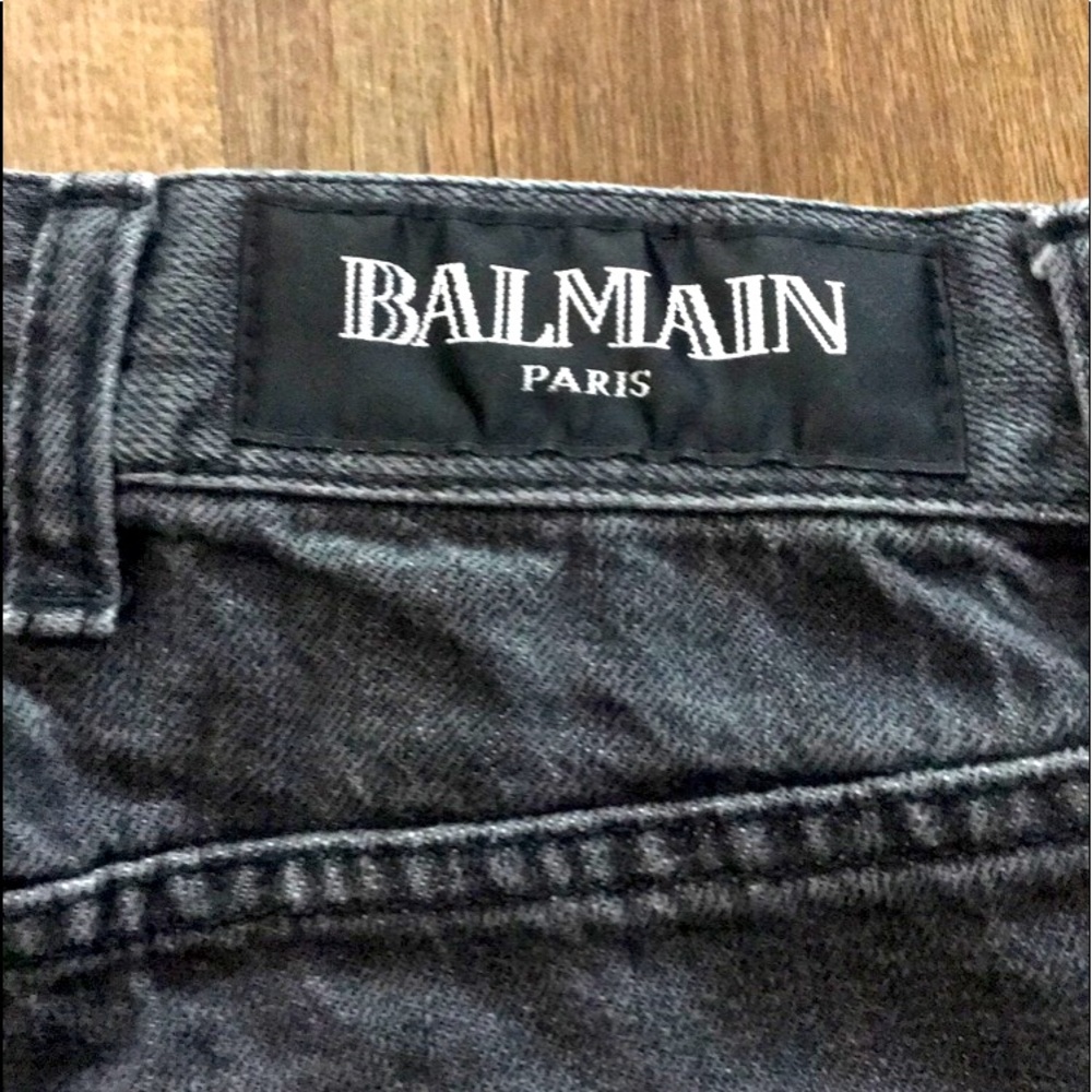 Balmain Paris Vintage Grey Jeans